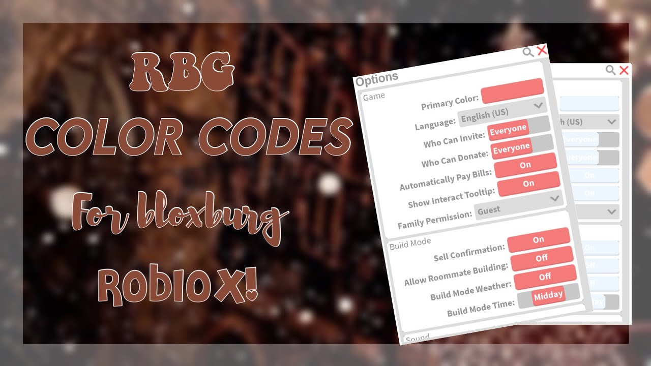 Bloxburg Codes Color / Aesthetic Rgb Color Codes For Bloxburg Roblox