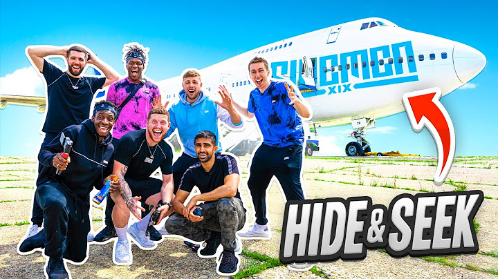 SIDEMEN HIDE AND SEEK ON A JUMBO JET