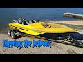 Testing out the  Big Block Jet boat