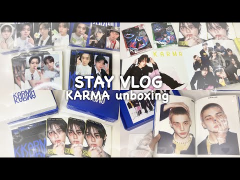 straykids KARMA 通常盤 ceremony 16枚 新品未開封 STAY Vlog】 封入物多😳