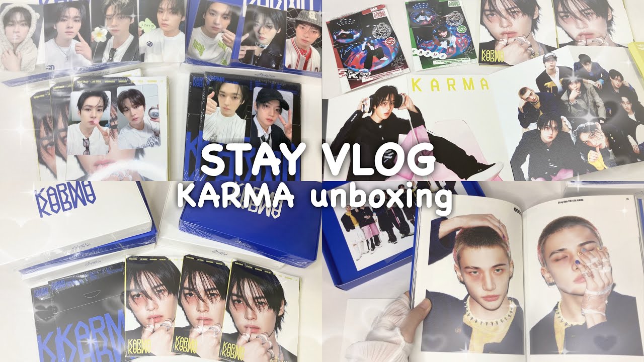 STAY Vlog】 封入物多😳 KARMA UNBOXING🎉 CEREMONY・ACCORDION