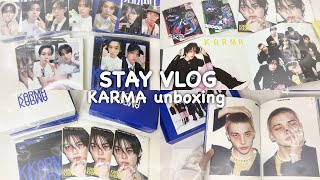 STAY Vlog】 封入物多😳 KARMA UNBOXING🎉 CEREMONY・ACCORDION