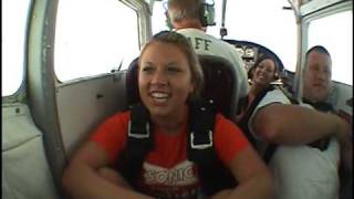 BECKY SKYDIVING!!!!!!! July 29, 2010
