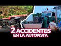 2 Accidentes "TRAILER Y CAMIONETA  Pierden el control.