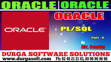 Oracle Tutorial||Onlinetraionin||Oracle|PL/SQL Part - 6 by basha