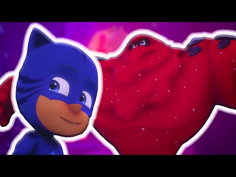 أبطال بلباس النوم بيجي ماسك انزلاق البومة الابطال المقنعون افلام كرتون