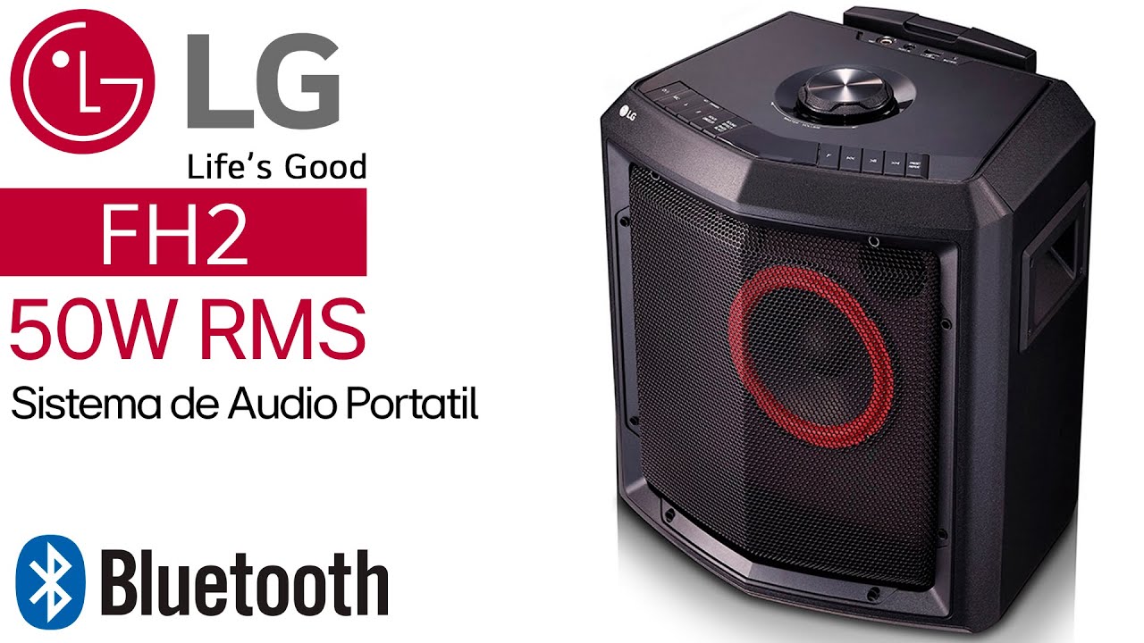 Review LG FH2 - Nuevo Altavoz Portatil para Fiestas Bluetooth Compacto 