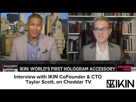 IKIN CoFounder & CTO Taylor Scott Featured on Cheddar TV News - video from IKIN