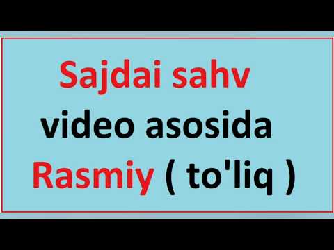 Video: Xudoga sajda qilish nimani anglatadi?