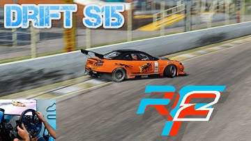 Drifting s15 in rFactor 2 - rFactor 2 New Update - Moza R12
