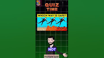 Which Way is Safe? 🤔 Choose Wisely! #shorts #quiz #trivia #youtubeshorts
