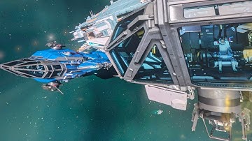 Star Citizen Space Bus taking flight #space #bus #simulator #pcgaming #starcitizen #gamer