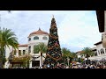 Disney Springs 2023 Christmas Tree Stroll &amp; Decorations in 4K | Walt Disney World November 2023