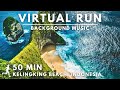 Virtual running for treadmill with music in nusa penida island bali virtualrunningtv