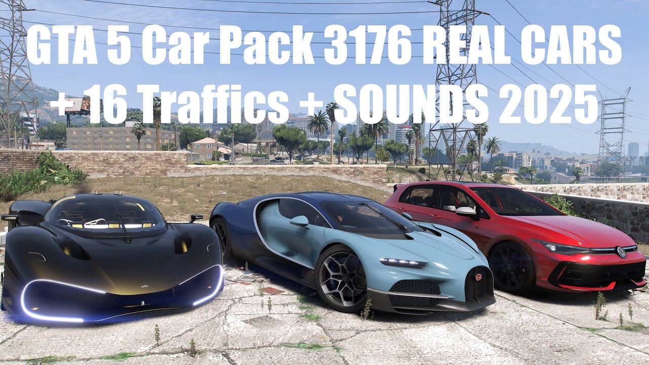 GTA TOP Car Pack 3176 REAL CARS 16 Traffics Sounds 1 0 3442 1 