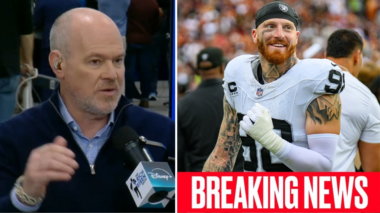 Rich Eisen reacts to Raiders GM says he EXPECT Maxx Crosby to stay with Raiders despite trade rumors