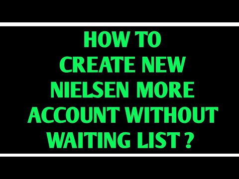 [Trick Patched?] Nielsen More Sign-up - Waiting List Problem Solved - Proof With Live Account Create