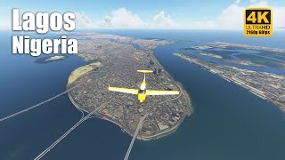 Fly over Lagos - Nigeria - 4K 60fps | Musical Showcase | Microsoft Flight Simulator screenshot 4