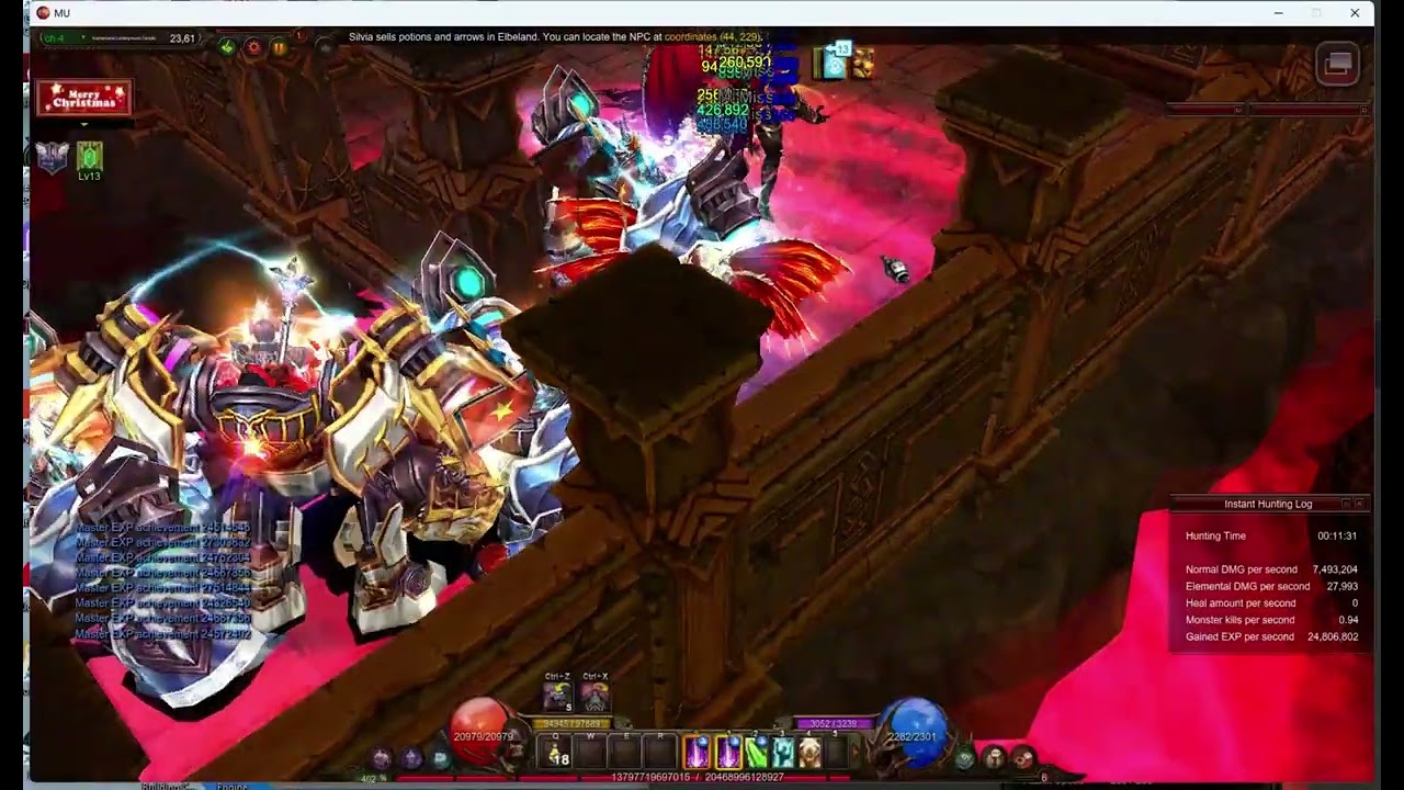 Mu Golbal -  Blade Knight test Elite - Map 1500 - 4k Video