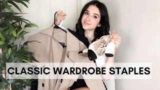 5 STAPLES YOU NEED FOR A CLASSIC WARDROBE / Wardrobe Essentials