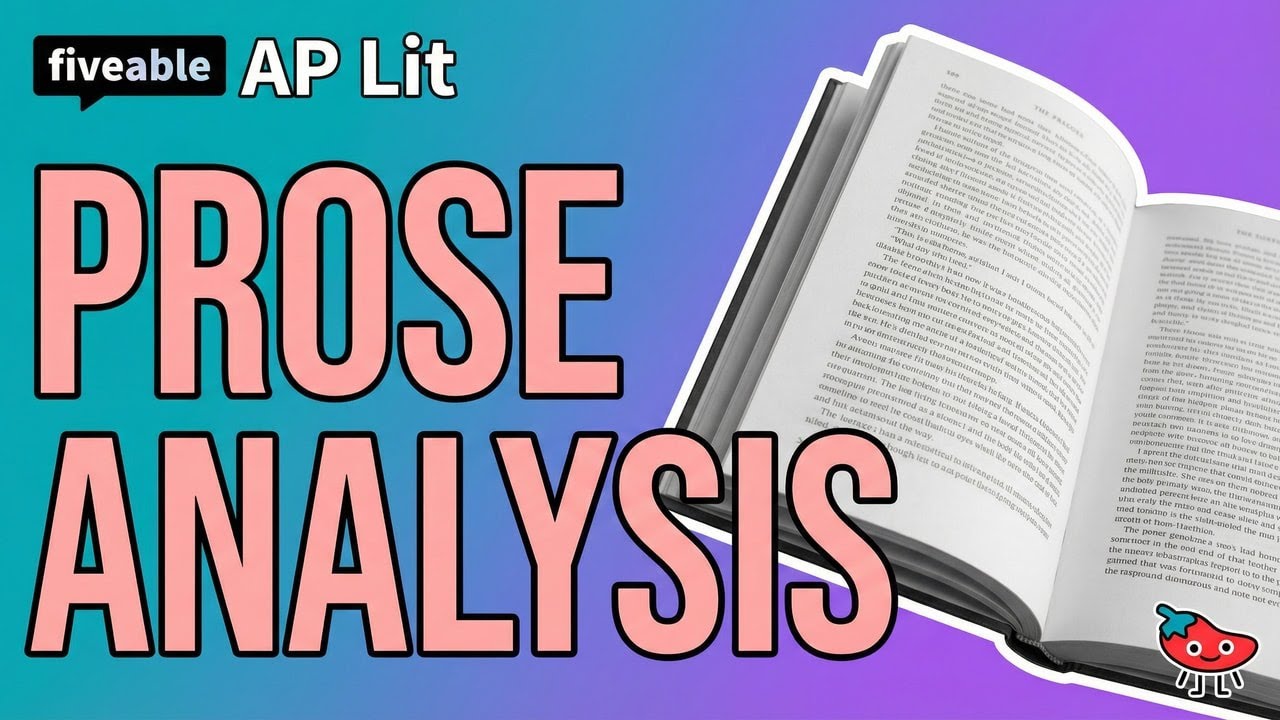 Prose Analysis Chart AP English Literature CRAM – Prose Analysis & Function | Fiveable Cram ...