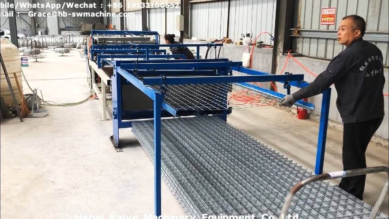 Máquina de soldadura automática de malla de alambre para paneles de malla de alambre