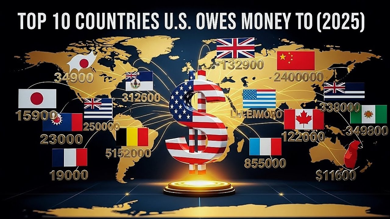Top 10 Countries That Owe The Us Money
