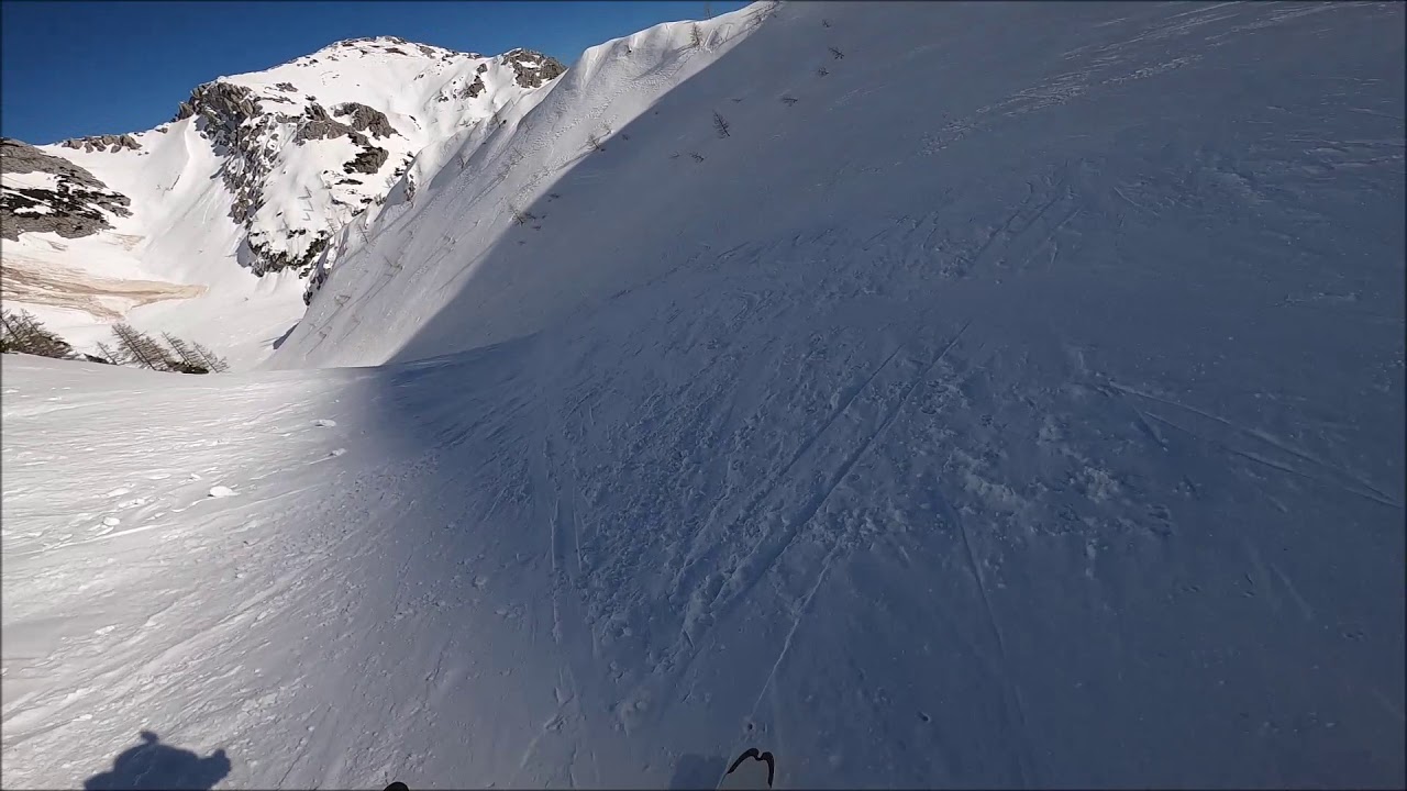 Veliki Draški vrh - turna smuka, 26. 2. 2021