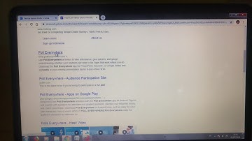 Tutorial Membuat E-Voting Dengan Menggunakan POLL EVERYWHERE