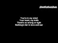 Three Days Grace - Nothing's Fair In Love And War | Lyrics on screen | HD