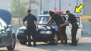 Fake POLICE OFFICER Prank | Arresting Strangers !