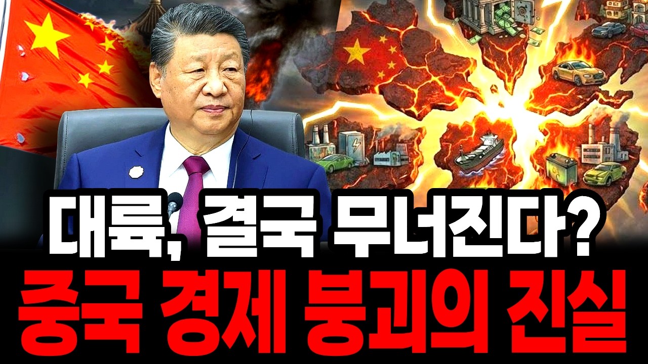 중국판 리먼 쇼크의 시작, 중국 경제 뿌리채 무너지고 있는 이유