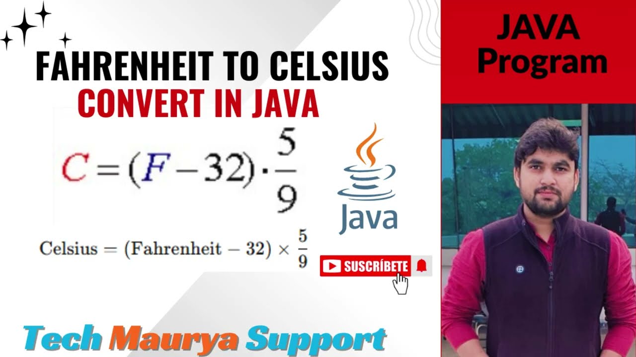 Fahrenheit to Celsius Conversion Program in Java