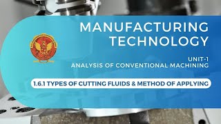 1.6.1 Types of Cutting Fluids & Application Methods | ME405 |