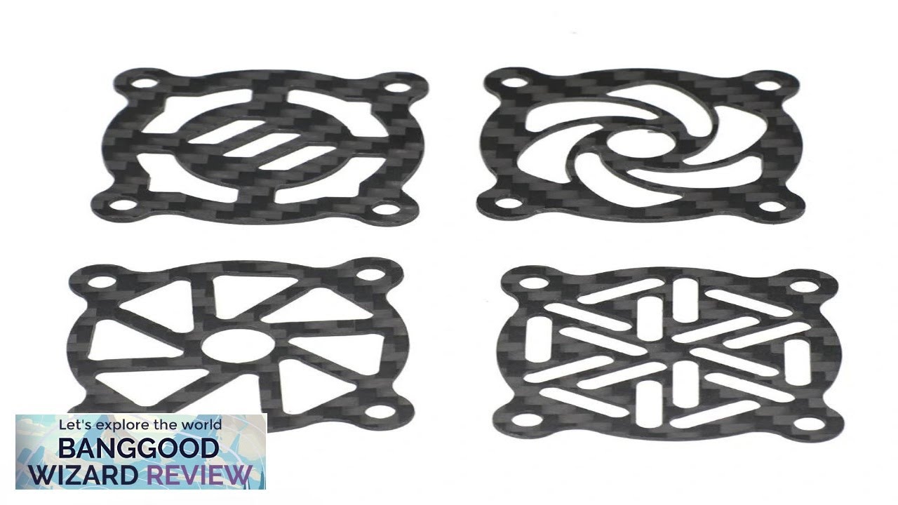 40*40MM RC Car ESC Cooling Fan Carbon Friber Fan Protector Cover Parts Review