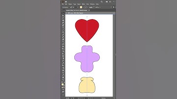 How to use Mirror in Adobe Illustrator to reflect objects on a same axis #adobeillustratortutorial