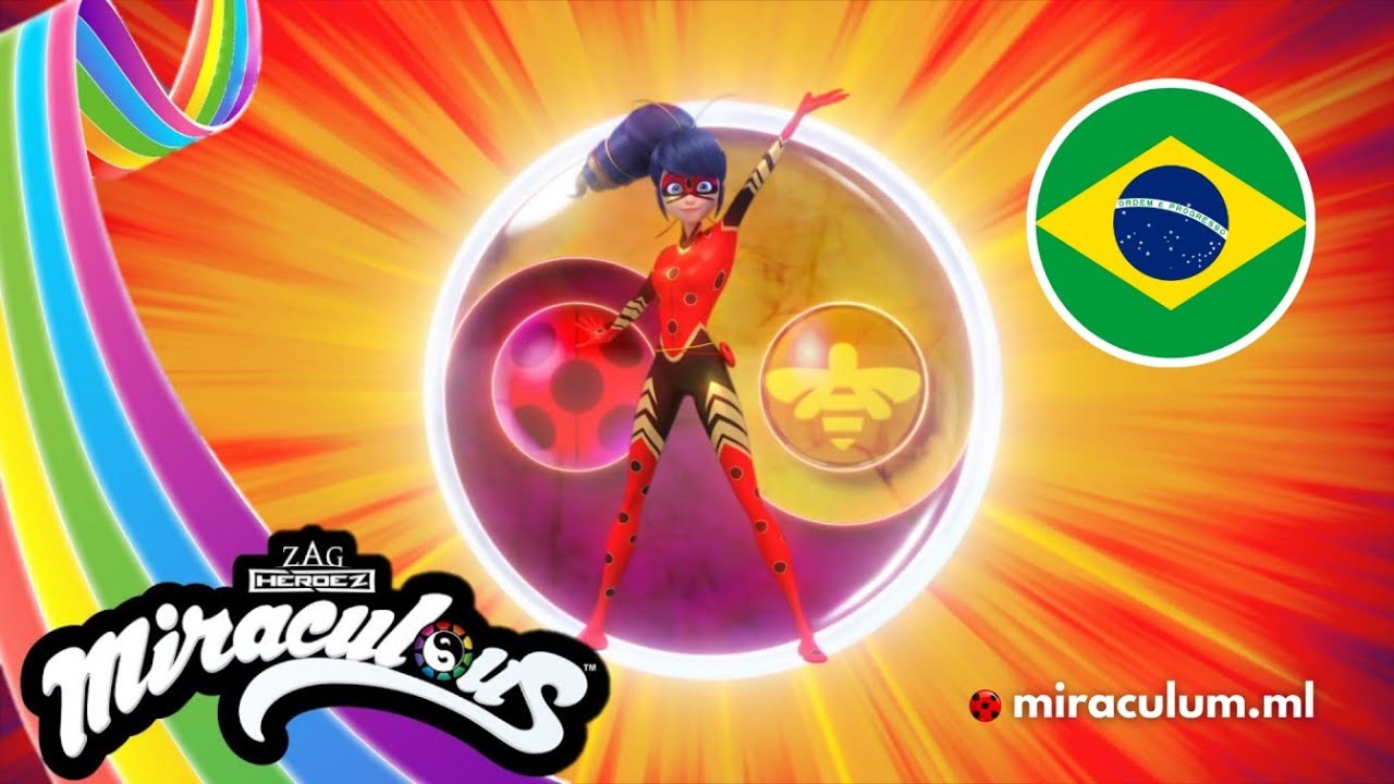 🐞 Miraculous As Aventuras de Ladybug Transformação da LadyBee