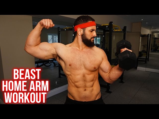 Home Bicep/ Tricep Workout Routine –Dumbbell ONLY Arm Workout (Get BIGGER  Arms At Home!!) 