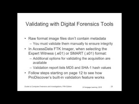 CF117 — Компьютерная криминалистика — Глава 9 — Анализ и проверка