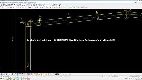 Hướng dẫn tekla thực dụng - video 06 - Nhà Xưởng 01