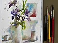 Need Ideas on Watercolor Flower Paintings? Try this Composition Now with Artist Chris Petri