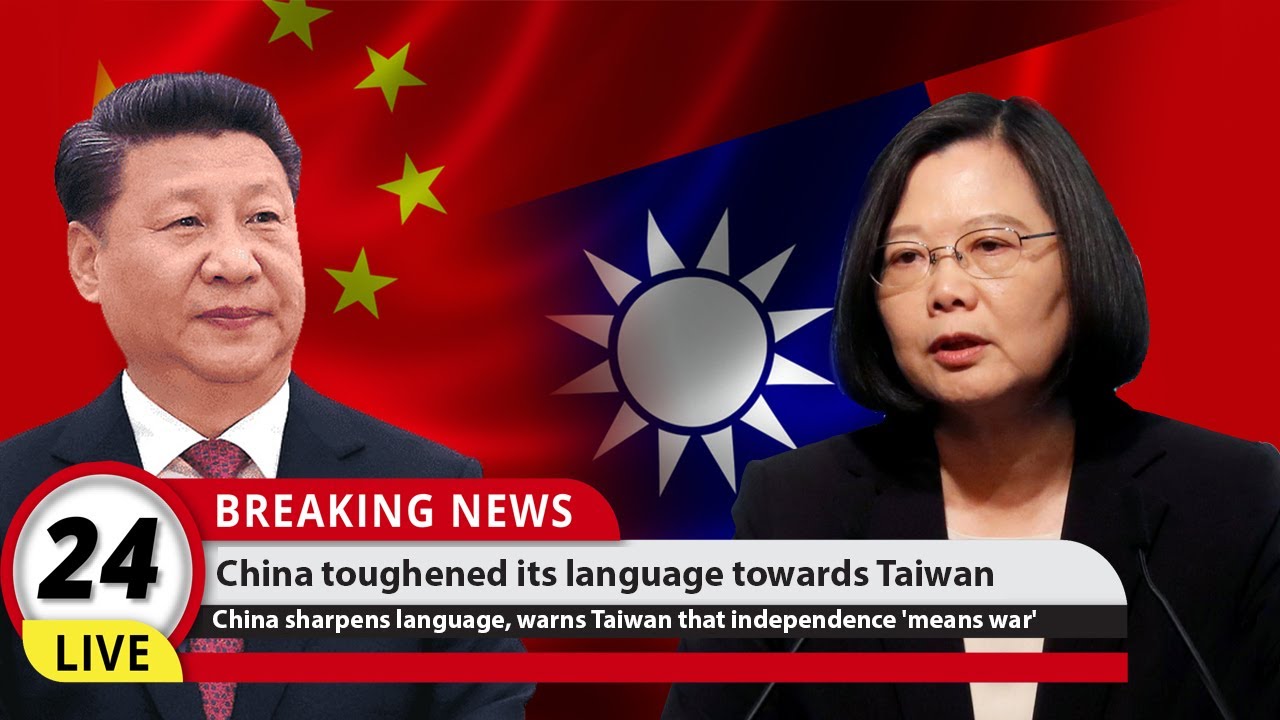 China sharpens language, warns Taiwan that independence 'means war'