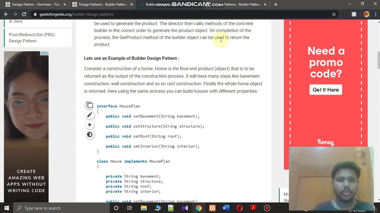 DESIGN PATTERNS | BUILDER PATTERN | PART - 2 - YouTube