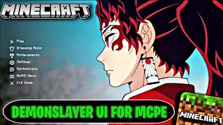 Demon slayer ui for minecraft pocket edition 🔥|| ( BETTER UI ) screenshot 4