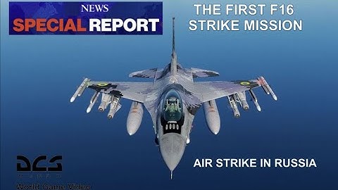 Breaking The First F16 Mission Striking Ground Targets In Russia a DCS World game video