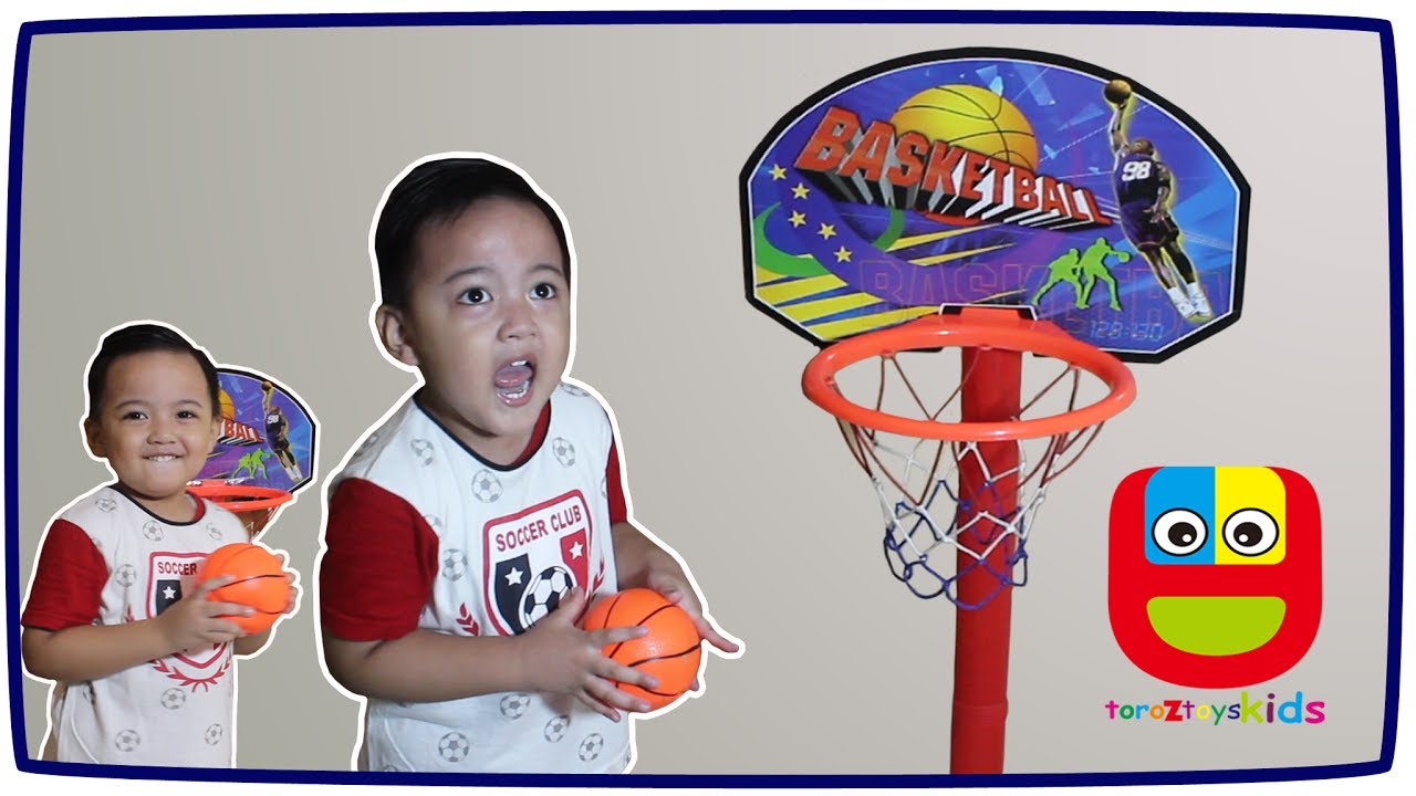 Bola Basket Mainan Anak Seru Banget Kids Playing Ball Toys YouTube