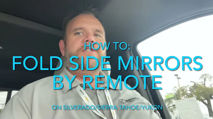 How to: Fold your side mirrors from your Remote. Silverado/Sierra Tahoe/Yukon