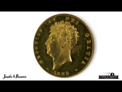 1825 Great Britain 2 Pounds in Proof-64 Cameo Selling Through Stack's Bowers Public Coin Auction