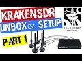 Krakensdr unboxing  prep  setup device  antennas  part 1