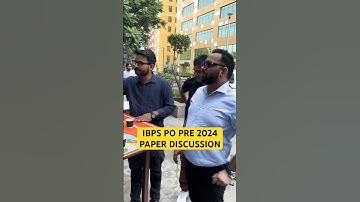 IBPS PO PRE 2024 PAPER DISCUSSION #ibps #ibpspo #adda247 #shortsfeed #shorts